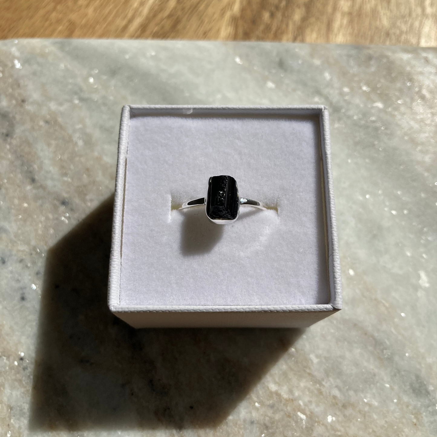 Black Tourmaline Ring