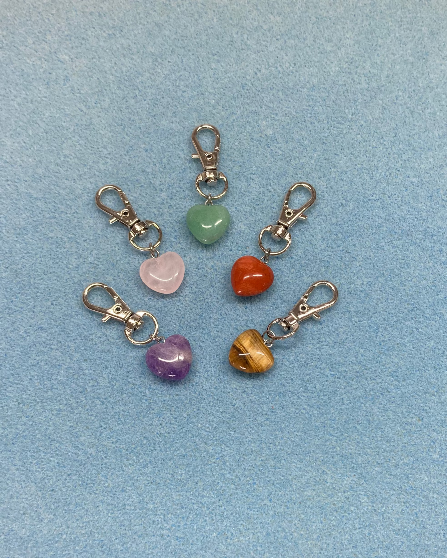 Gemstone Pendant Keychain