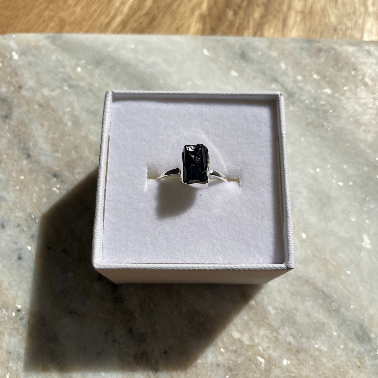 Black Tourmaline Ring