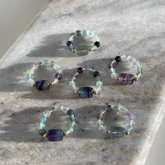 Fluorite Bead Ring