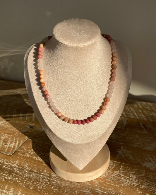 Multi-gemstone necklace
